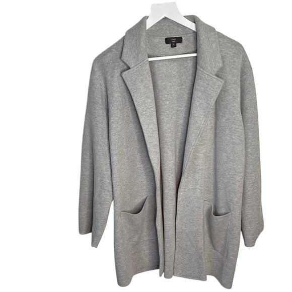 J Crew Sophie Open-front Wool- blend Knit Sweater Blazer W1449 Plus Size 3X